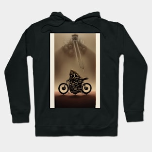 Moto chopper from the future №0005 Hoodie